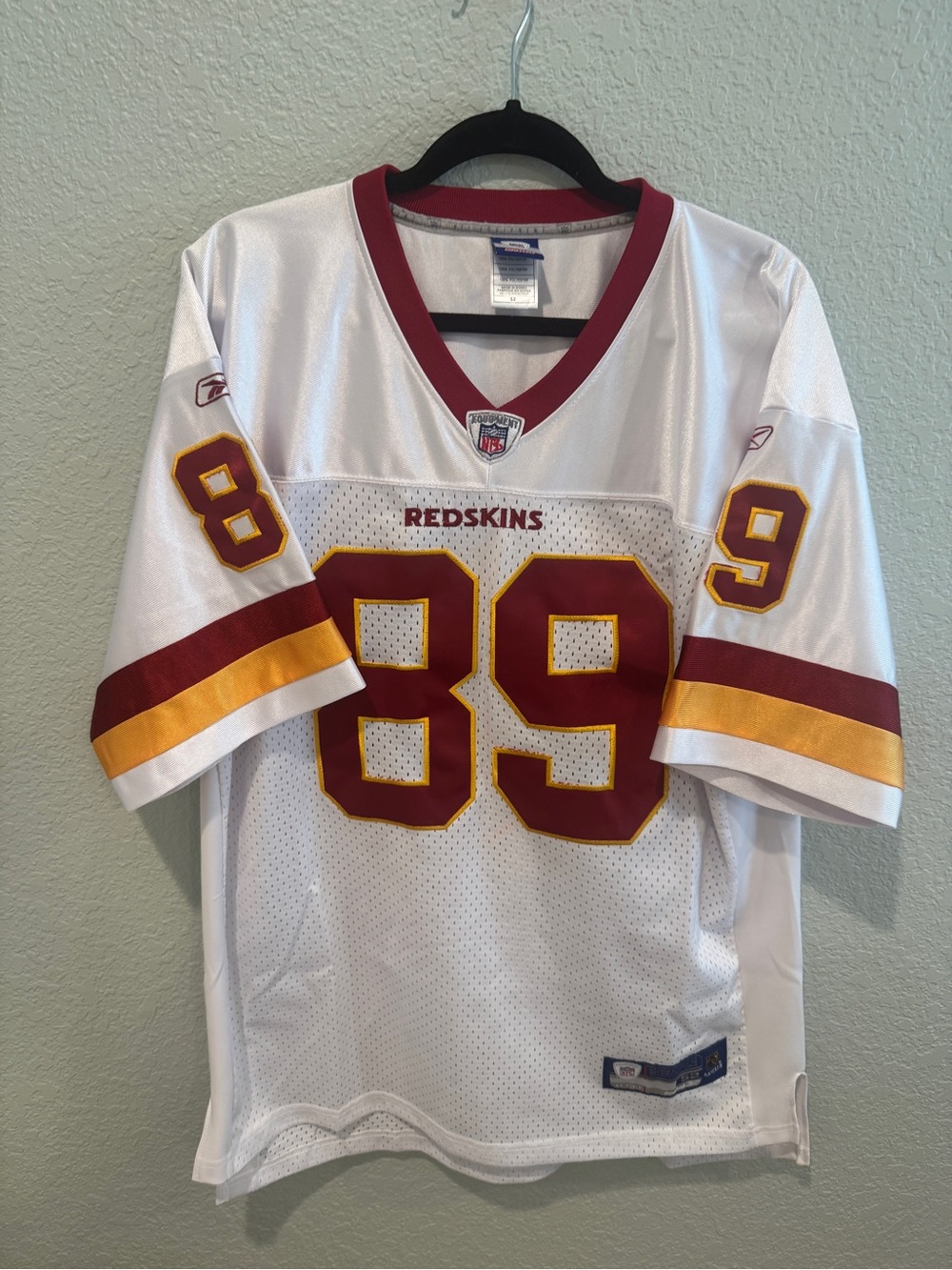 Vintage Washington Redskins Santana Moss #89 White Jersey
